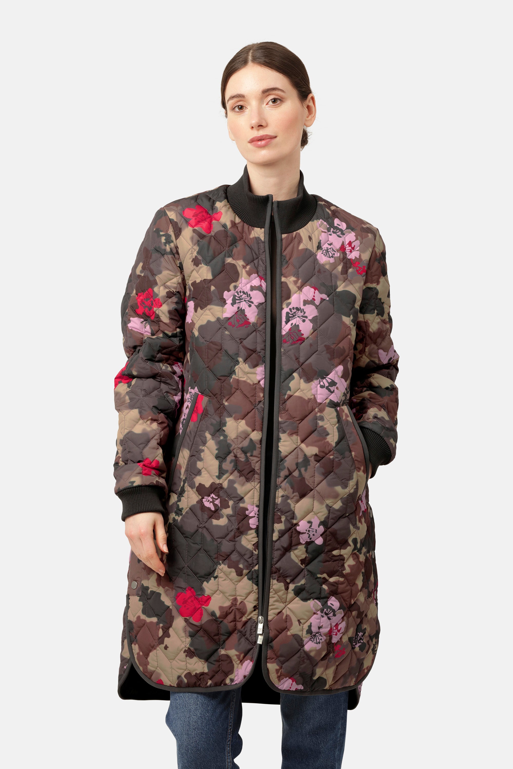 Ilse Jacobsen Hornbæk Outerwear Steppjacke Coat 799 Floral Camo